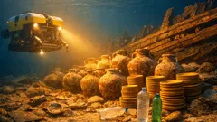 Skeppsvraket i Medelhavet på 2 567 meter: så avslöjar robotar en renässanslast