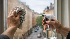 Så får du randfria fönster med vinäger och vatten – steg för steg