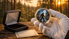 Nytt färglagt Bigfoot-mynt i finsilver: proof-utgåva med bara 750 exemplar