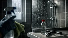 Så tar du bort kalk på duschväggen utan att repa glaset