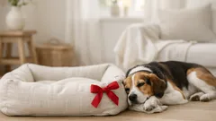 Röd rosett på hundbädden – betyder det något eller är det bara pynt