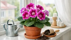 Skötsel av knöl-gloxinia: så får du den att blomma om år efter år