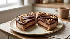 4 ingredienser, 3 steg: den enklaste no-bake cheesecaken med choklad