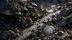 Myntskatt på 1 600 silvermynt hittad i schaktmassor – så kan den hamnat där