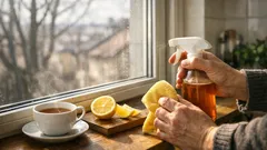 Putsa fönster utan ränder med te och citron – köksknepet som faktiskt funkar